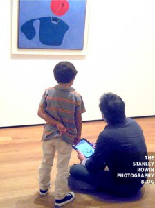 Sketching art with iPad at MOMA