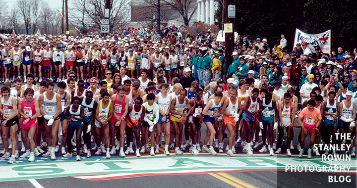 Start of Boston Marathon, Hopkinton, MA