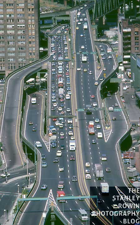 Aerial View of Boston's Central Artery
